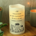 Personalised HOME LED Candle from Heartfelt Gifts