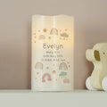 Personalised Rainbow Night Light LED Candle from Heartfelt Gifts
