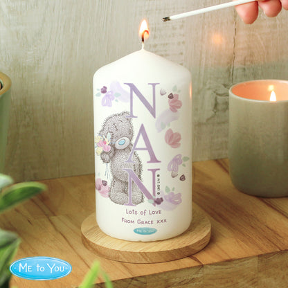 Personalised Me to You NAN Pillar Candle - image 2