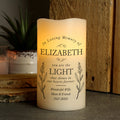 Personalised In Loving Memory LED Candle from Heartfelt Gifts