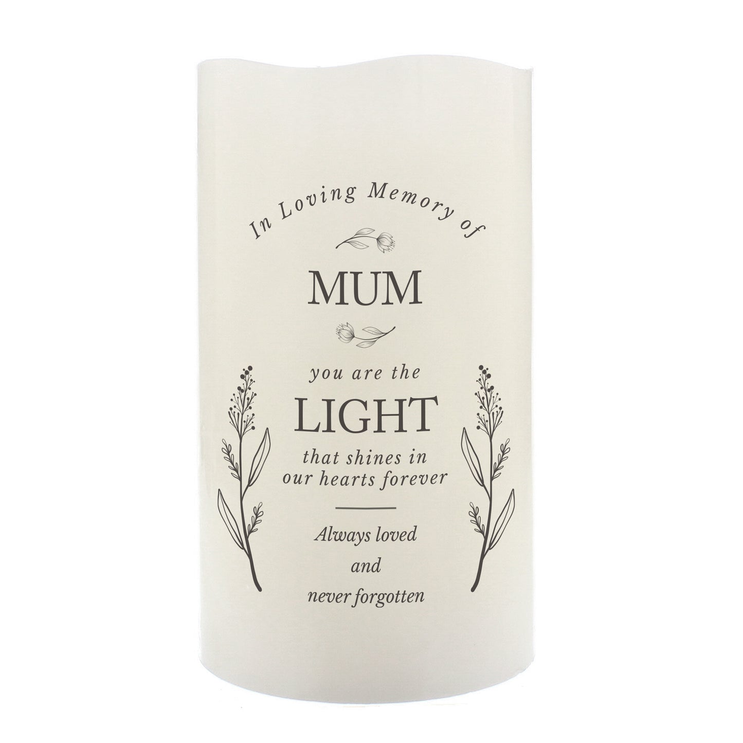 Personalised In Loving Memory LED Candle - image 5