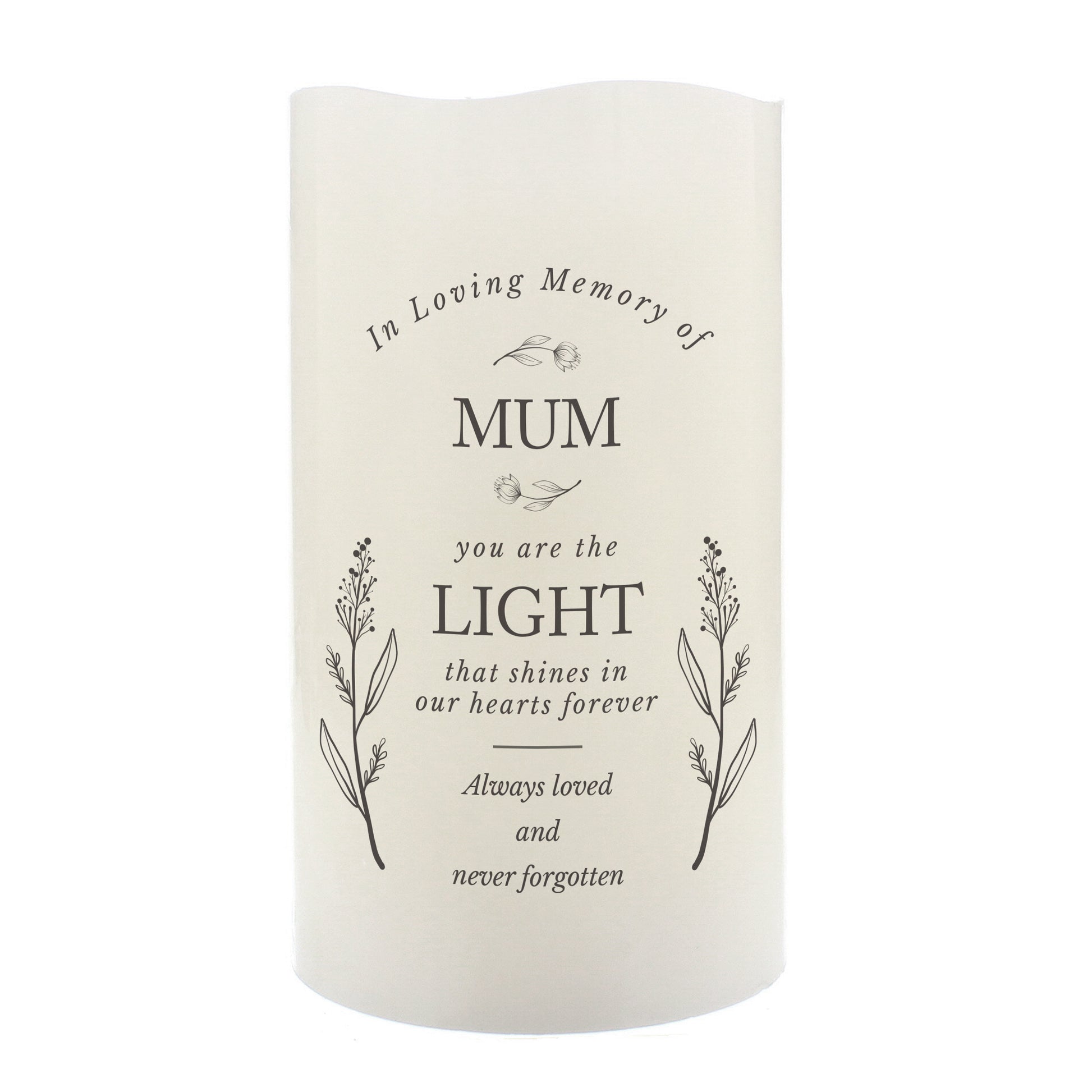 Personalised In Loving Memory LED Candle - image 5