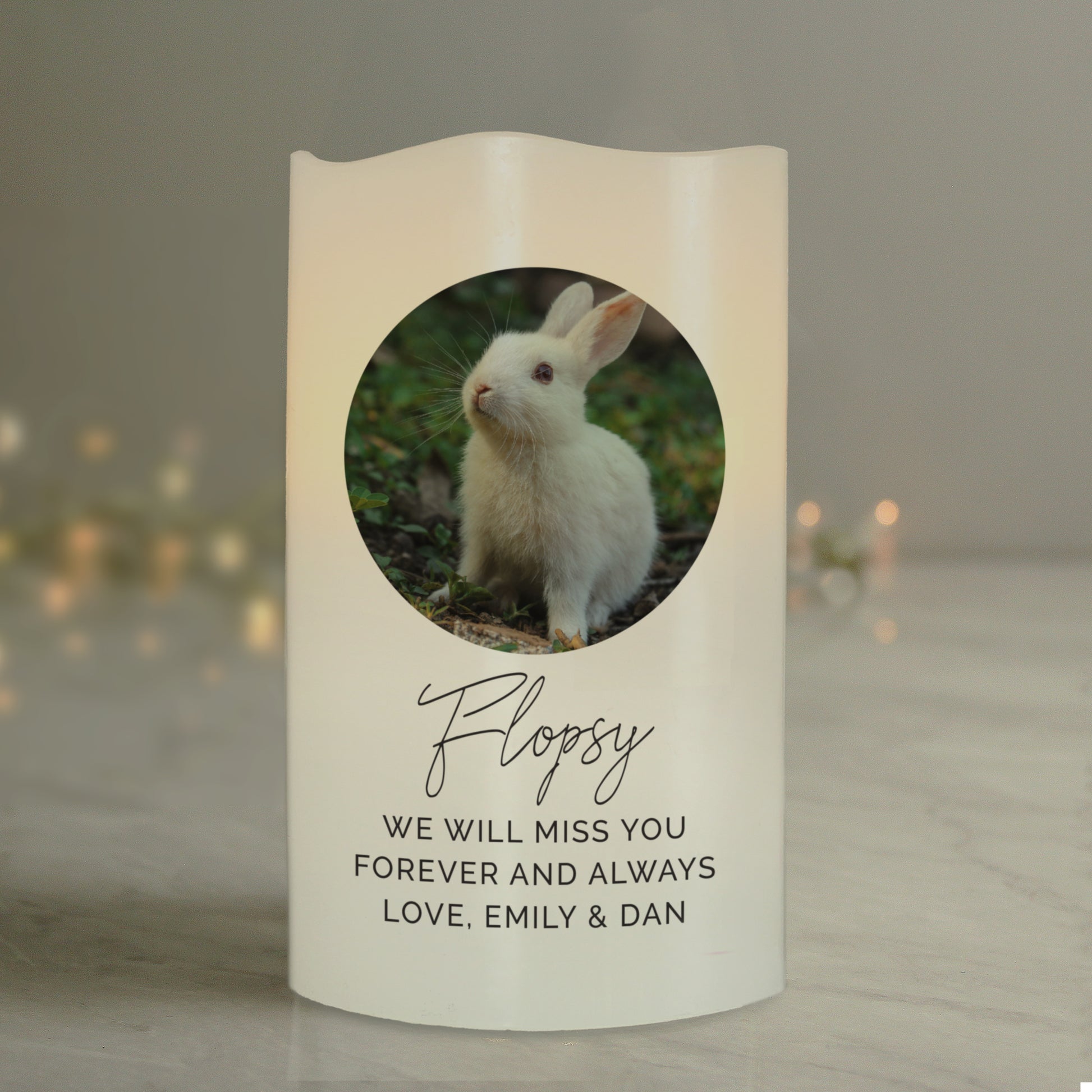 Personalised Photo Upload LED Candle - image 11