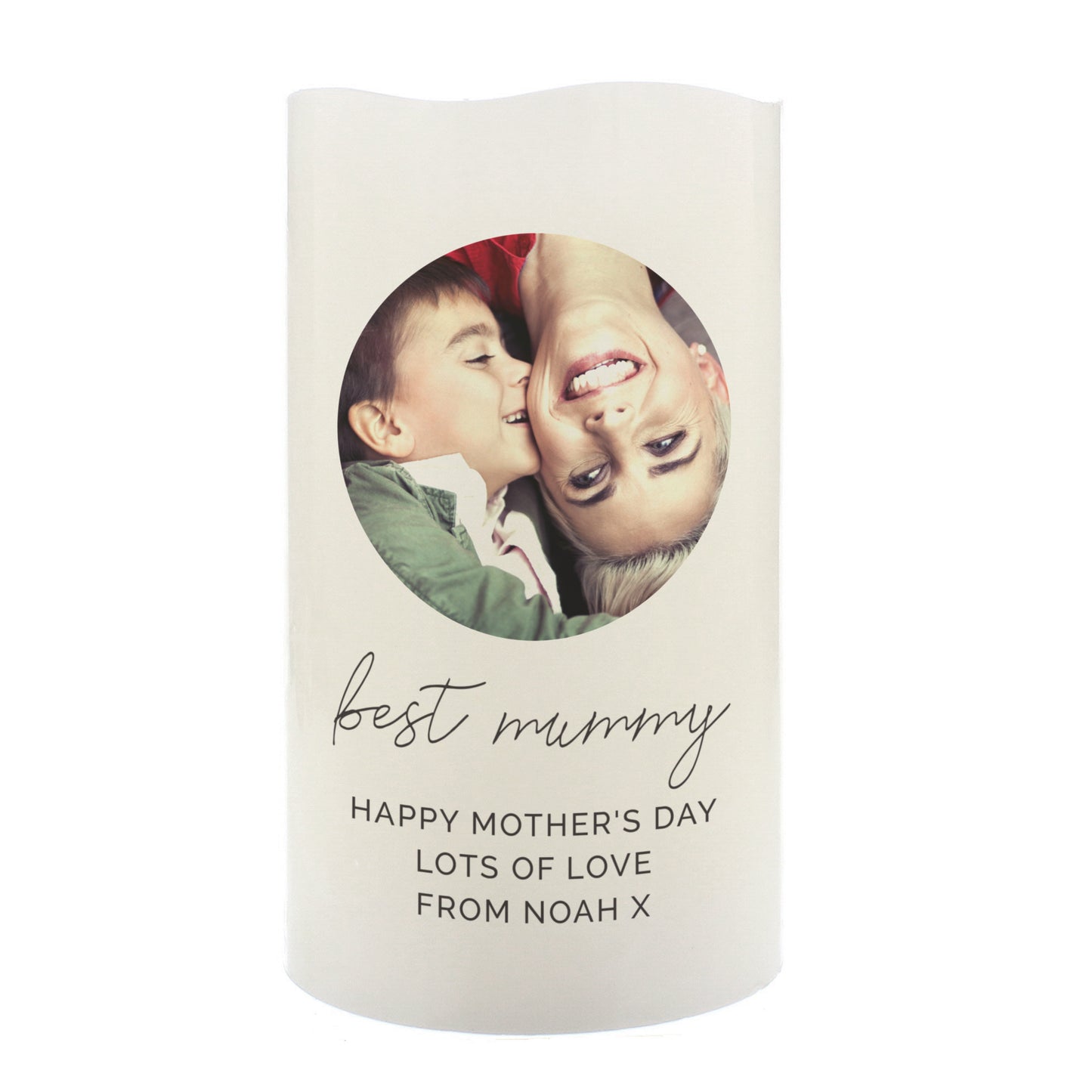 Personalised Photo Upload LED Candle - image 5