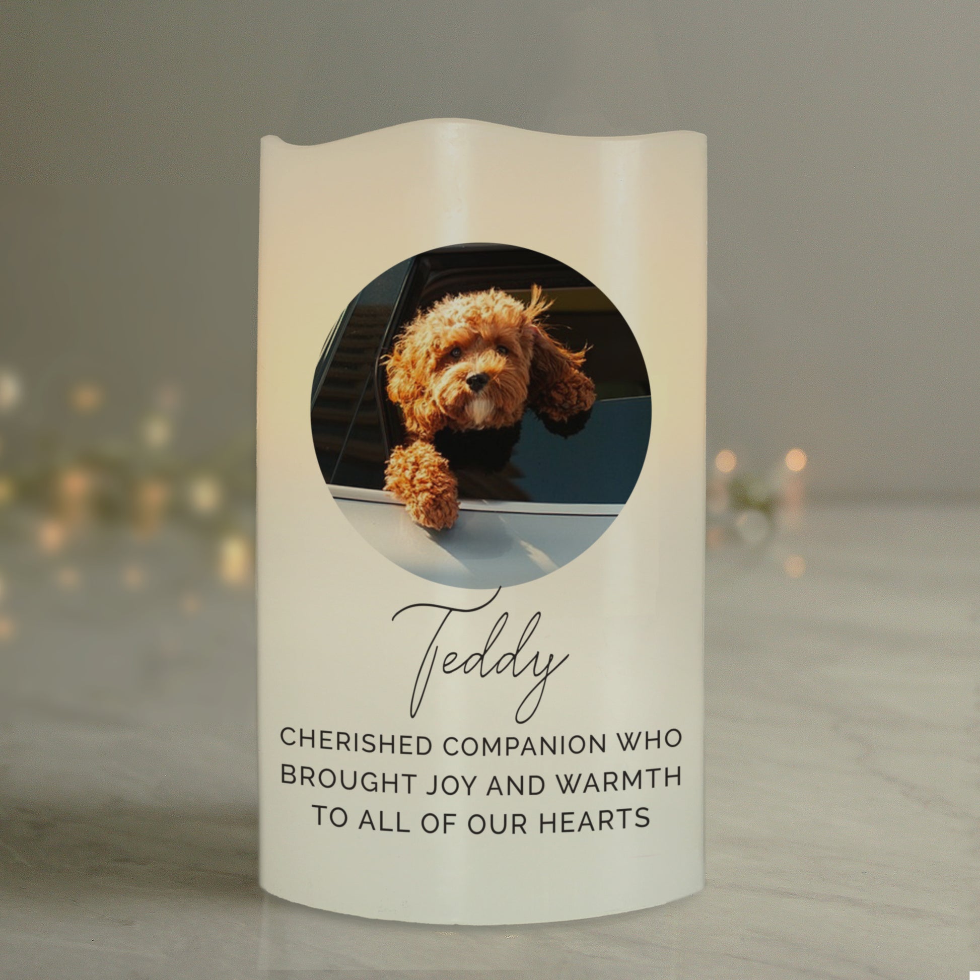 Personalised Photo Upload LED Candle - image 7