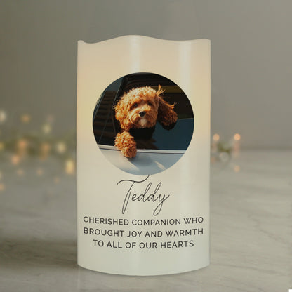 Personalised Photo Upload LED Candle - image 7