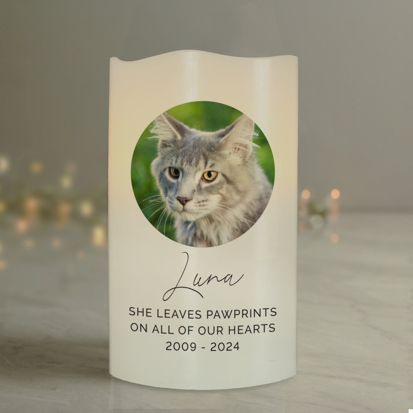 Personalised Photo Upload LED Candle - image 10