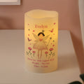 Personalised Fairy Princess Night Light LED Candle – Girls Bedroom Gift