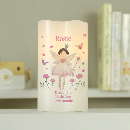 Personalised Fairy Princess Night Light LED Candle – Girls Bedroom Gift - image 4