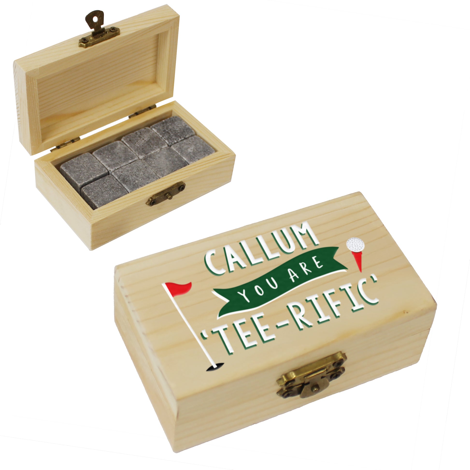 Personalised Golf Whisky Stones - image 5