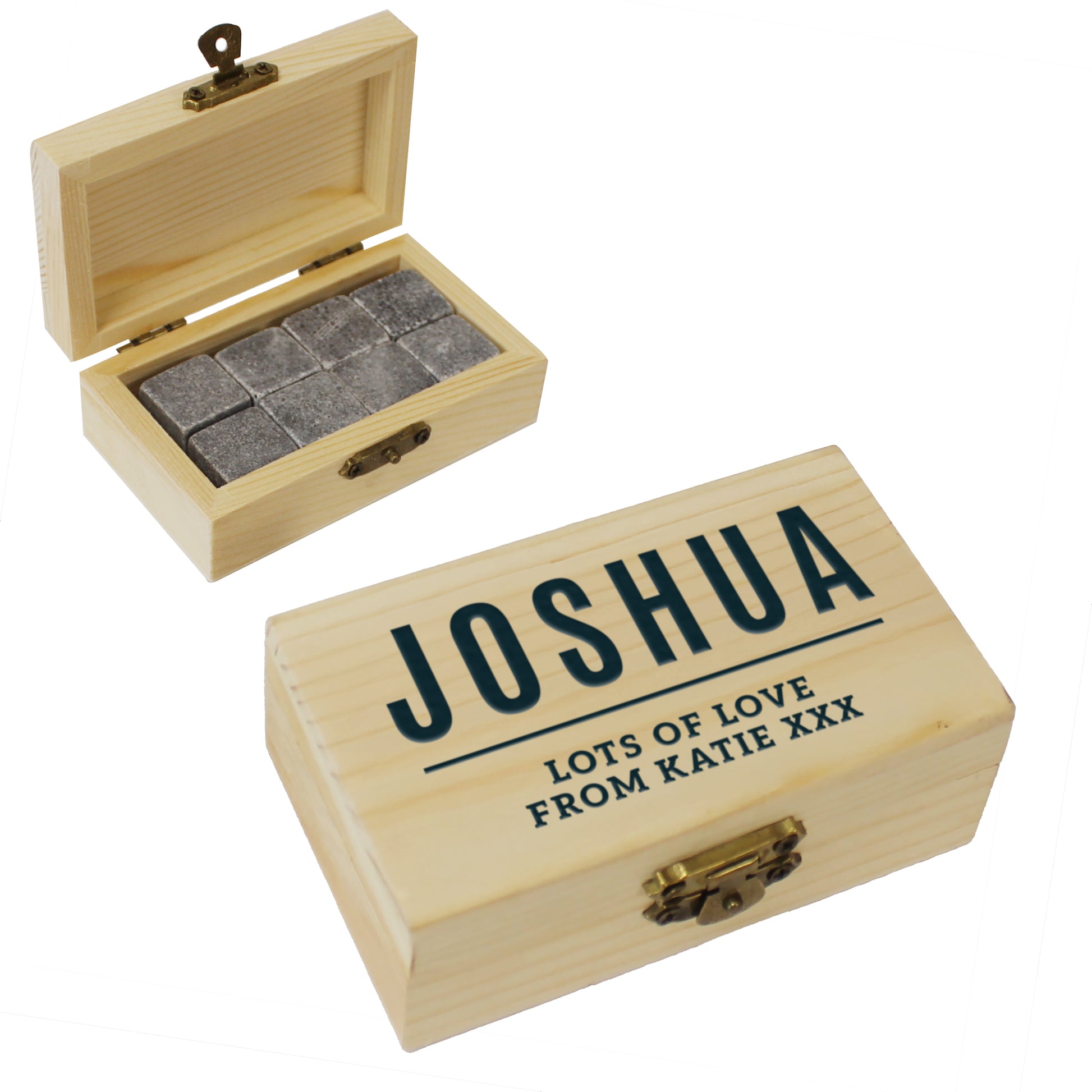 Personalised Free Text Whisky Stones - image 5