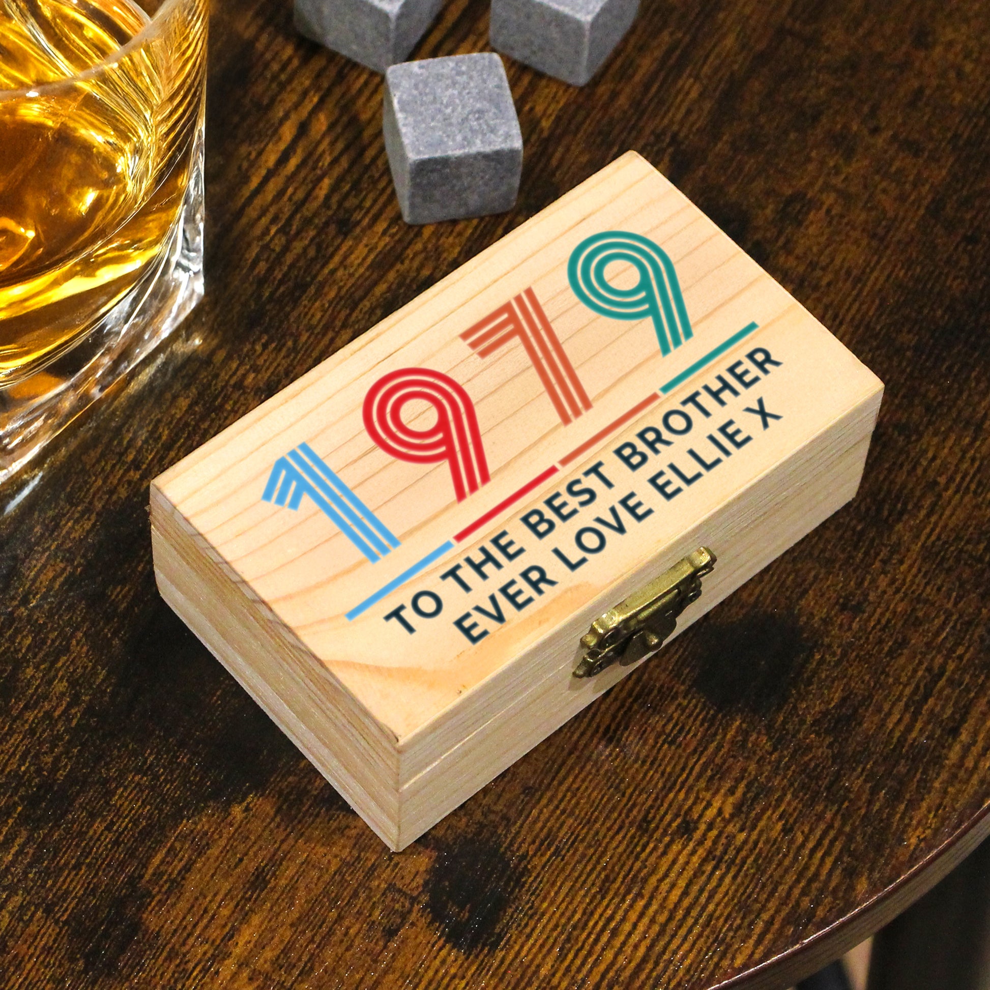 Personalised Big Age Whisky Stones from Heartfelt Gifts