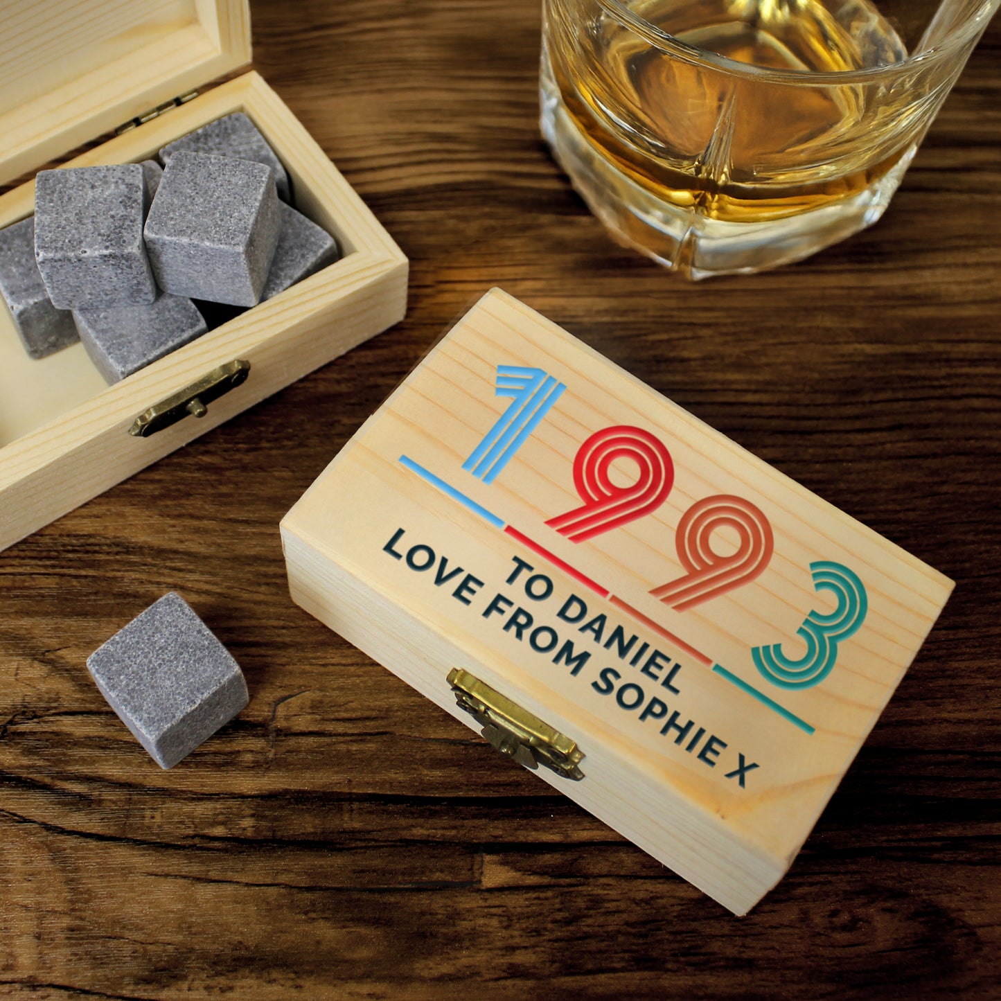 Personalised Big Age Whisky Stones - image 3