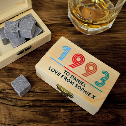 Personalised Big Age Whisky Stones - image 3