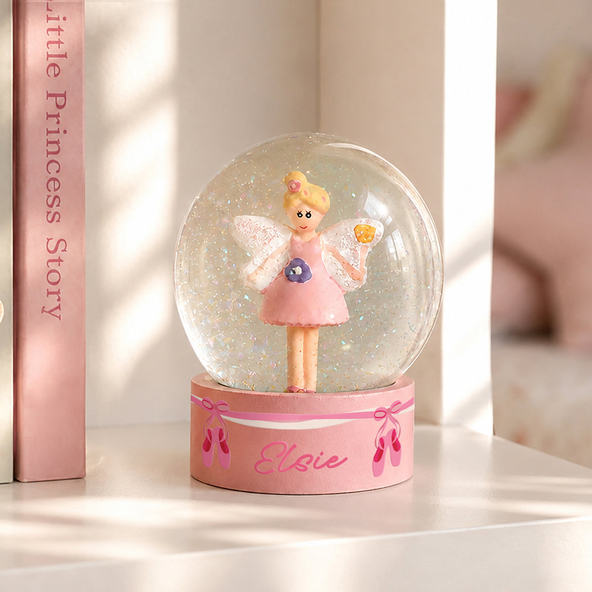Personalised Ballet Shoes Fairy Snow Globe from Heartfelt Gifts