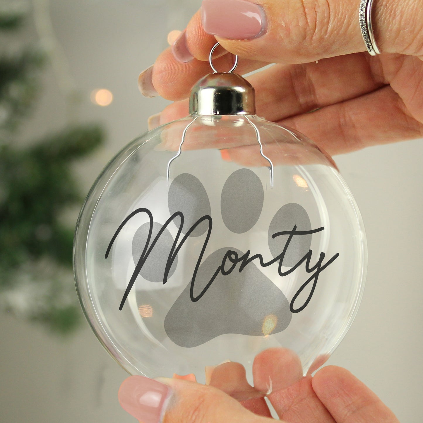 Personalised Pet Glass Bauble - image 2