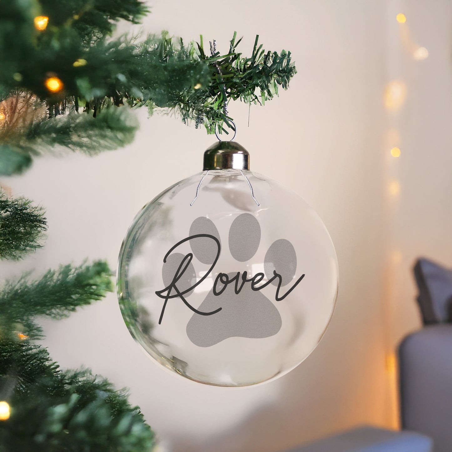 Personalised Pet Glass Bauble - image 3