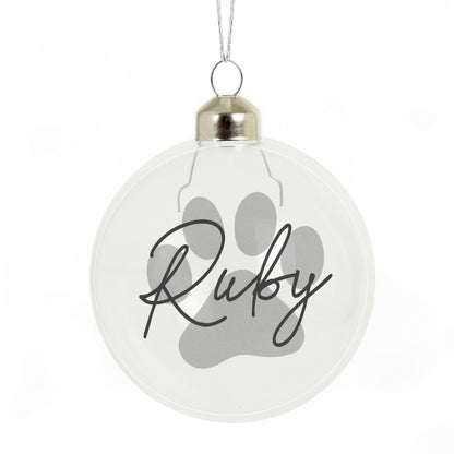 Personalised Pet Glass Bauble - image 4