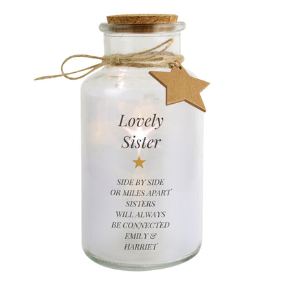 Personalised Free Text LED Glass Jar - image 5