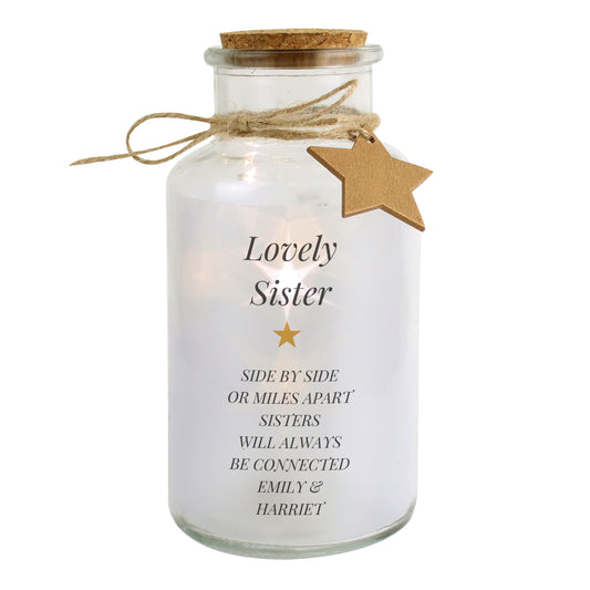 Personalised Free Text LED Glass Jar - image 5