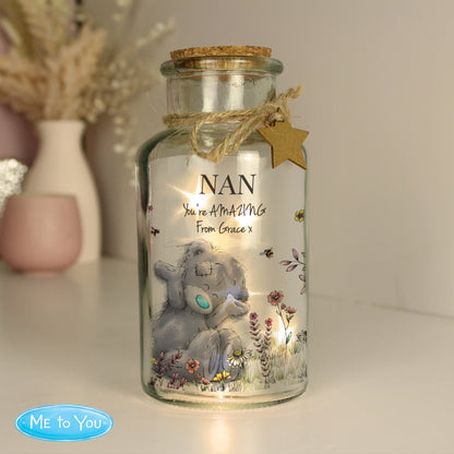 Personalised Me to You Floral LED Glass Jar - image 2