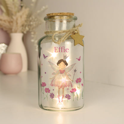 Personalised Fairy Princess LED Glass Jar – Girls Bedroom Night Light Gift - image 3