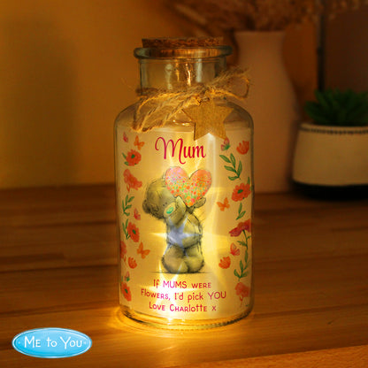 Personalised Me to You Flowery LED Light Up Jar – Tatty Teddy Gift - image 2