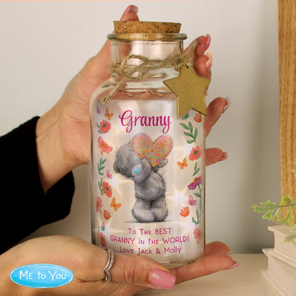 Personalised Me to You Flowery LED Light Up Jar – Tatty Teddy Gift - image 3