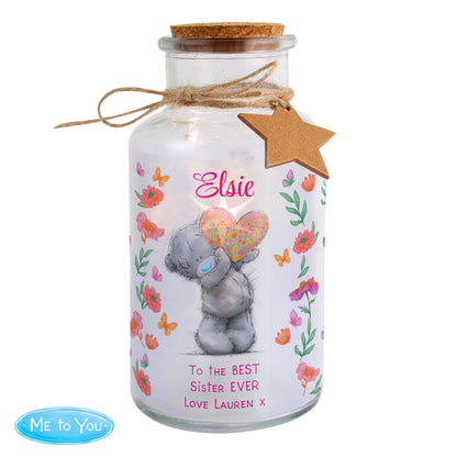 Personalised Me to You Flowery LED Light Up Jar – Tatty Teddy Gift - image 5