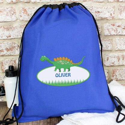 Personalised Dinosaur Kit Bag from Heartfelt Gifts