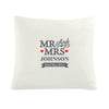 Personalised Mr & Mrs Cushion