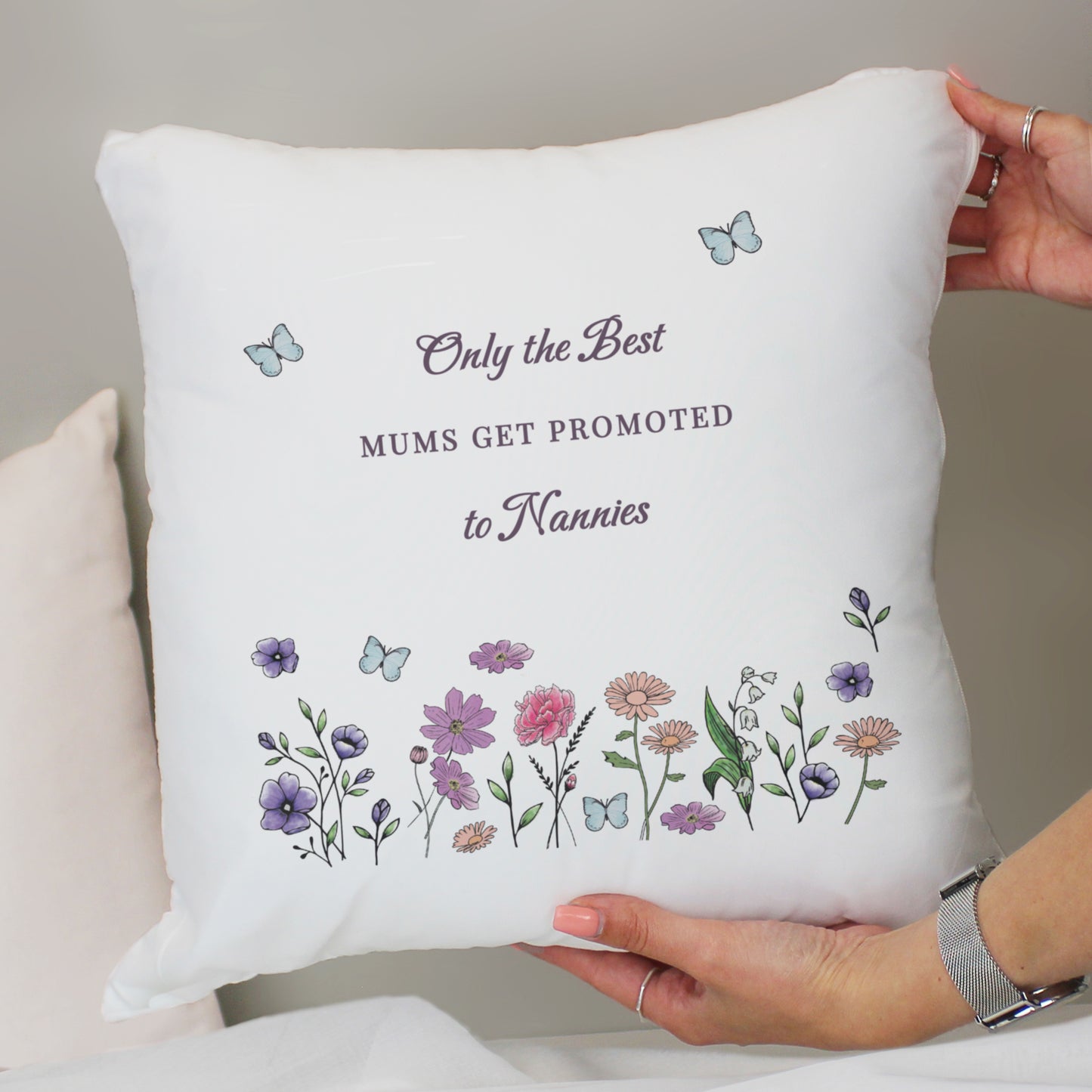 Personalised Wild Flowers Cushion - image 4