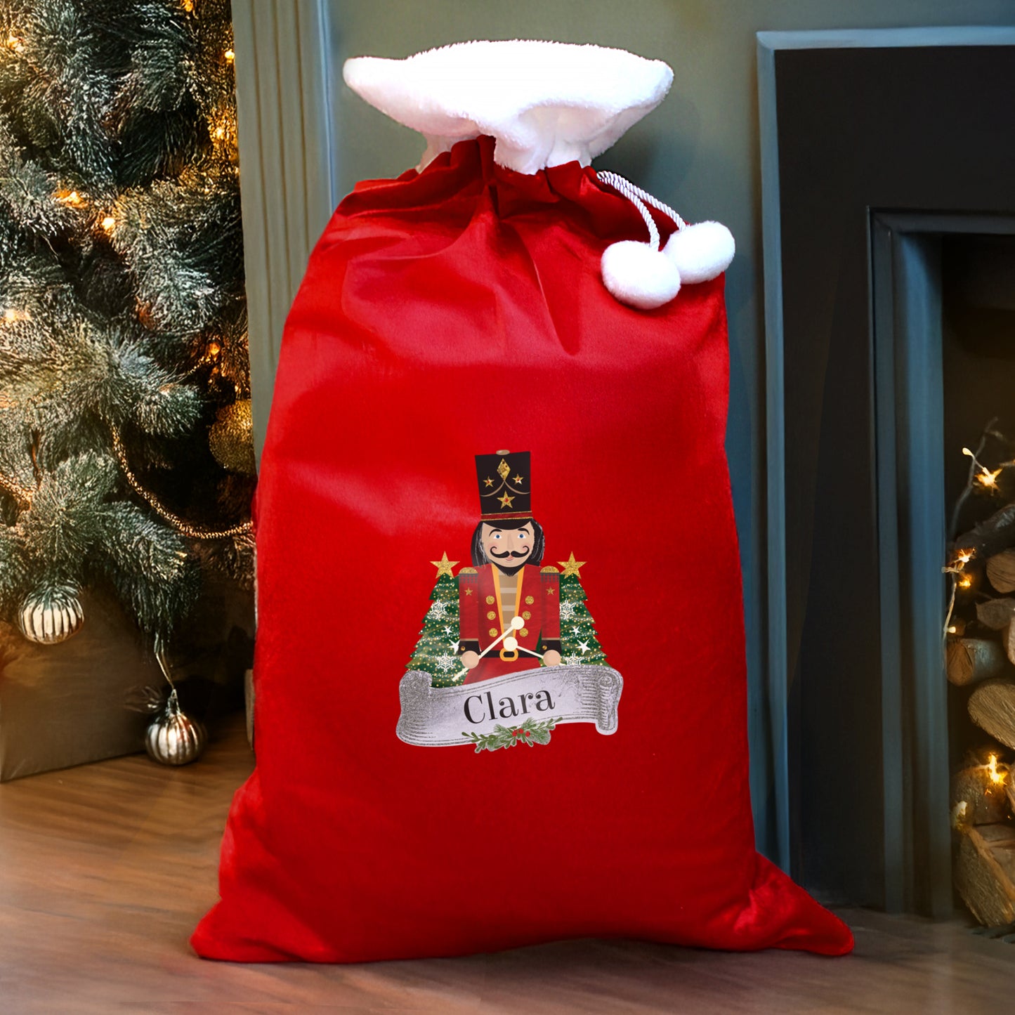 Personalised Nutcracker Red Sack - image 2