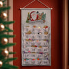 Personalised Santa Advent Calendar In Silver Grey
