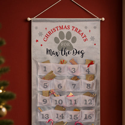 Personalised Pet Advent Calendar In Silver Grey - image 4