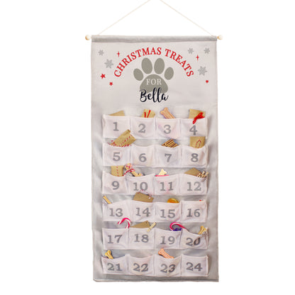 Personalised Pet Advent Calendar In Silver Grey - image 5