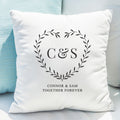 Personalised Grey Heart Cushion from Heartfelt Gifts