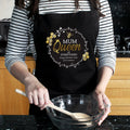 Personalised Queen Bee Black Apron from Heartfelt Gifts