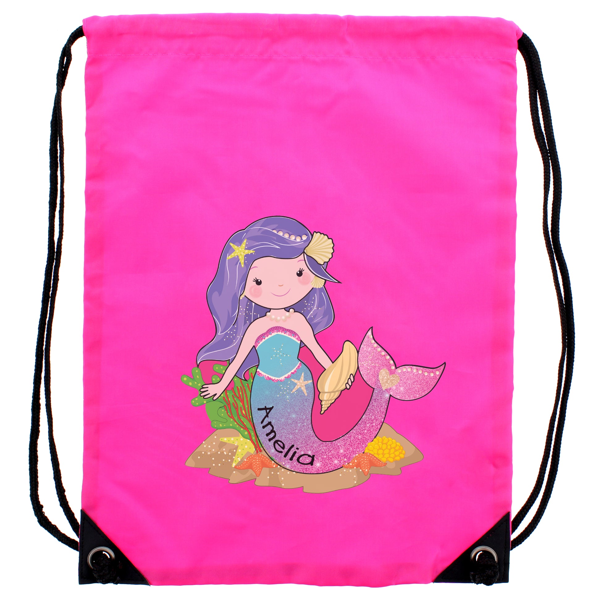Personalised Mermaid Pink Kit Bag - image 4