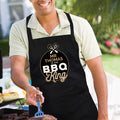 Personalised BBQ King Black Apron from Heartfelt Gifts