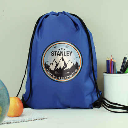 Personalised Adventure Blue Kit Bag - image 4