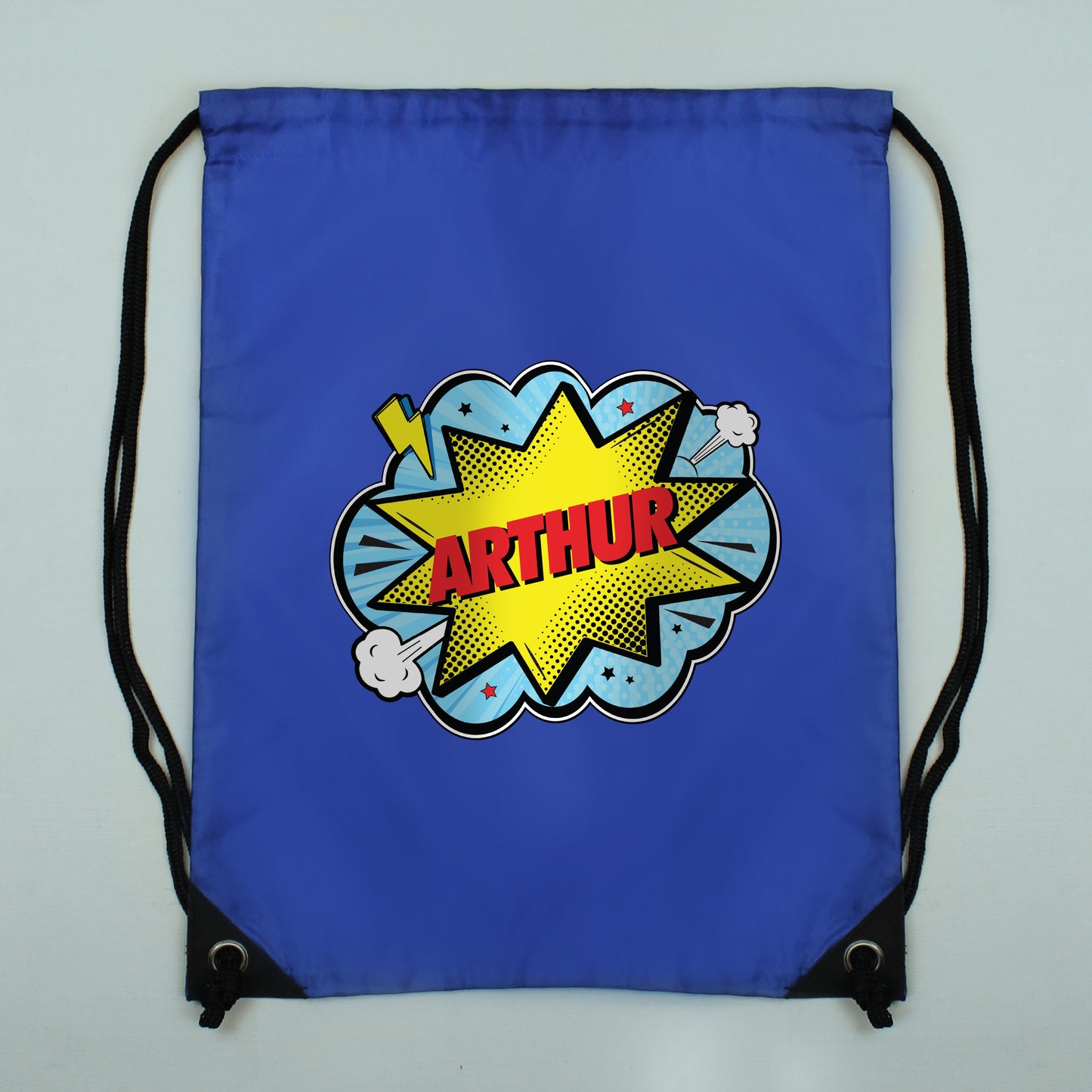 Personalised Superhero Blue Kit Bag - image 2