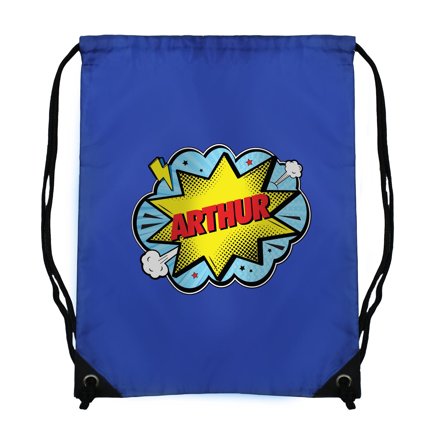Personalised Superhero Blue Kit Bag - image 5
