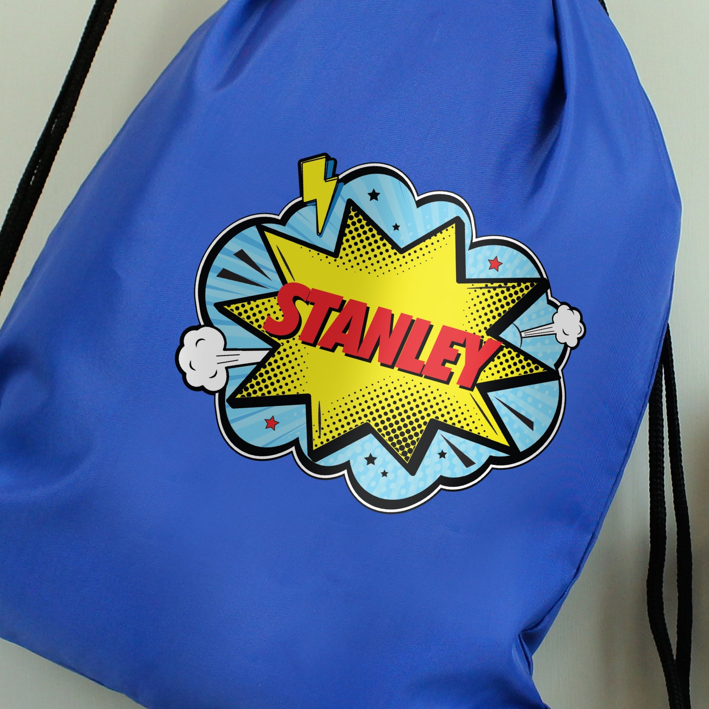 Personalised Superhero Blue Kit Bag - image 6