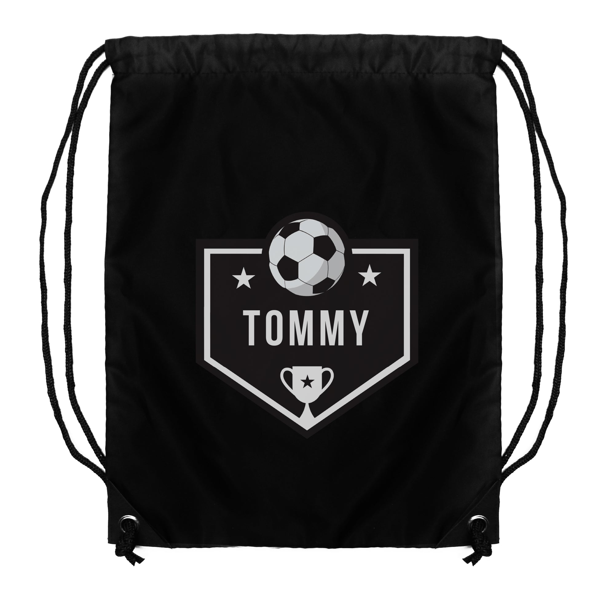 Personalised Football Banner Black Kit Bag - image 5