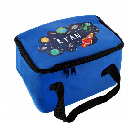Personalised Space Blue Lunch Bag - image 5