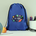 Personalised Space Blue Kit Bag from Heartfelt Gifts