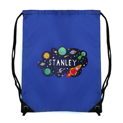 Personalised Space Blue Kit Bag - image 5