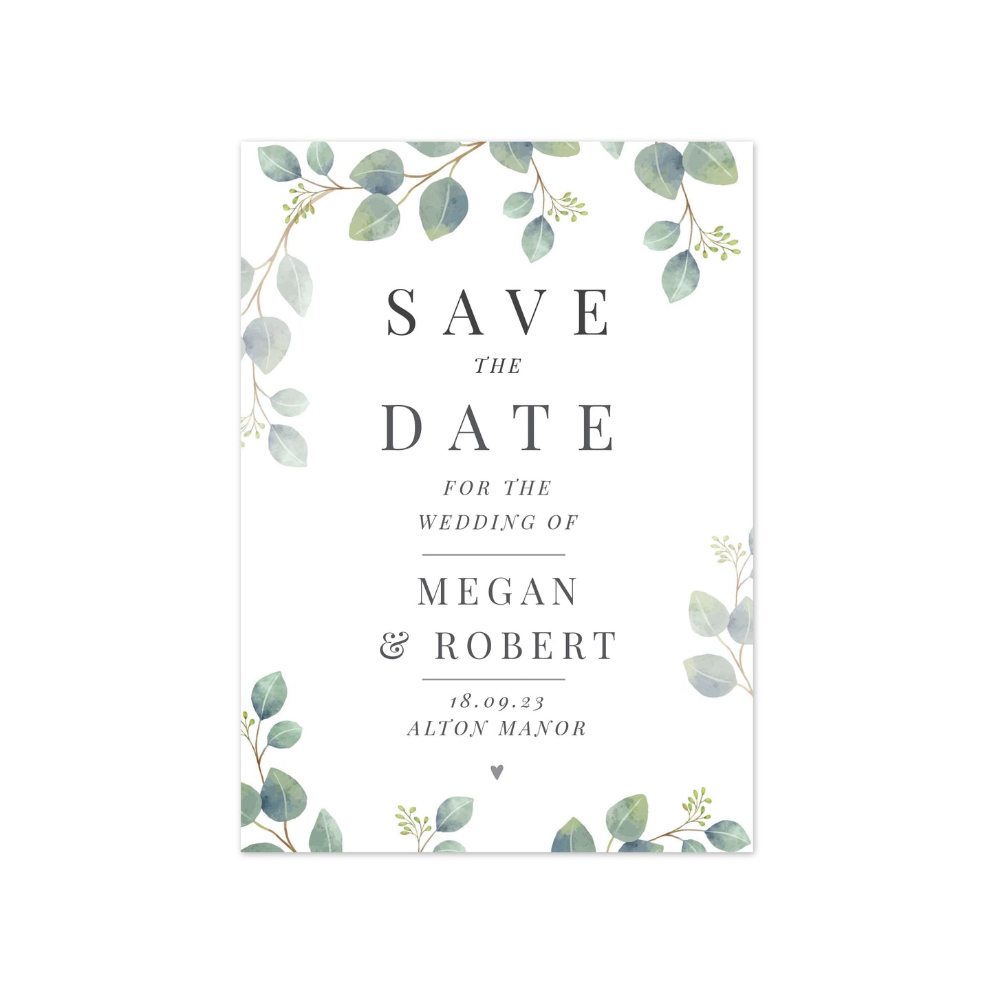 Personalised Botanical Wedding Save the Dates Pack of 36 - image 5