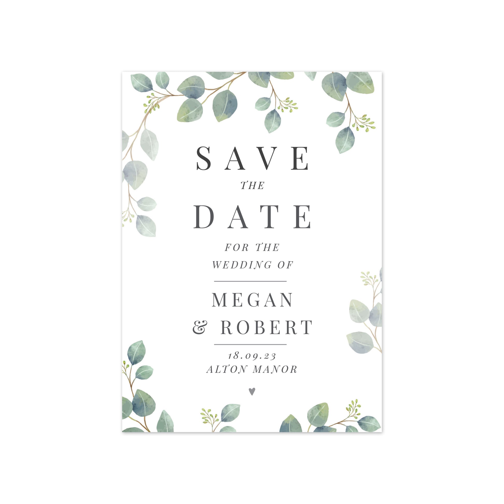 Personalised Botanical Wedding Save the Dates Pack of 36 - image 5